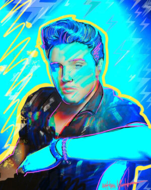 Nathan Alan Yoakum Pop Art Elvis Presley